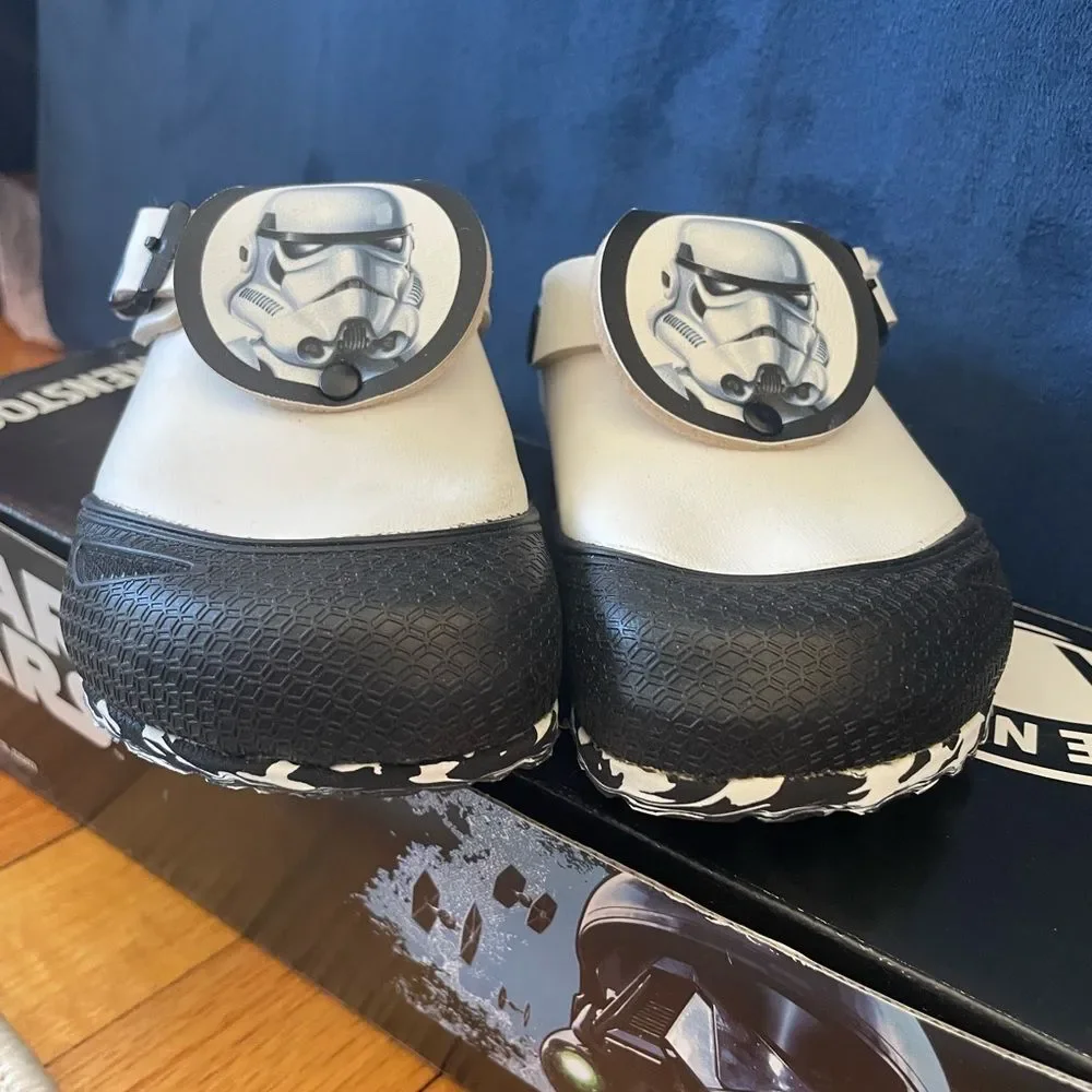 Birkenstock Kid's Birko-Flor Kay Star Wars Stormtrooper Shoes White Brand EU 26